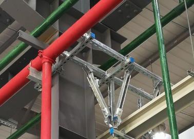 玉泉该抗震支架的整体式支吊架结构协调性好